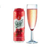 Bia steiger radler brusnicovy (cranberry)