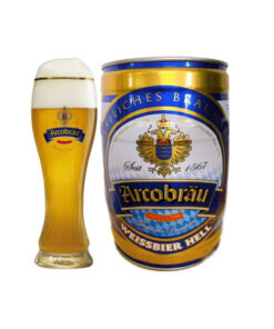 Bia arcobrau weissbier hell 5.3% bom 5l