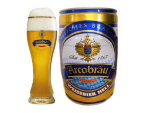 Bia arcobrau weissbier hell 5.3% bom 5l