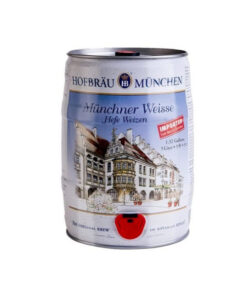 Bia hofbrau munchner weisse hefe weizen 5,1% bom 5l