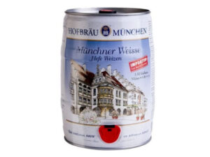 Bia hofbrau munchner weisse hefe weizen 5,1% bom 5l