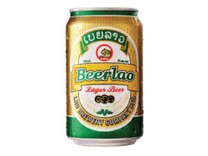 Bia lào vàng lon 330ml