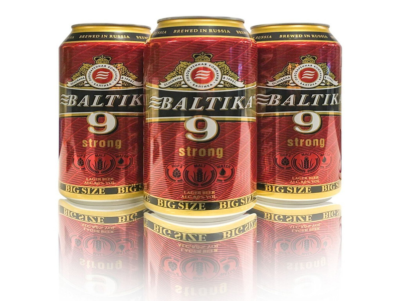 Bia nga baltika 9 8% lon 450ml Bia nga baltika 9 8% lon 450ml