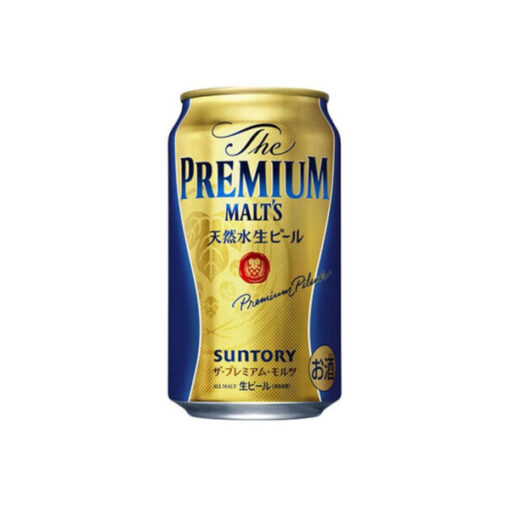 Bia nhật premium malt’s suntory 5,5% lon 350ml