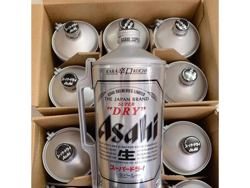 Bia nhật asahi bom 2l Bia nhật asahi bom 2l