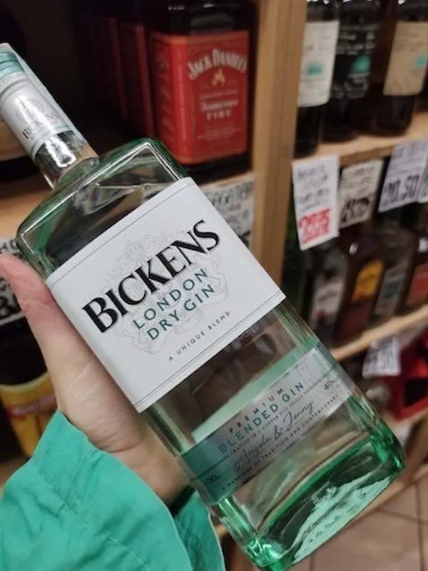 gin bickens london dry gin