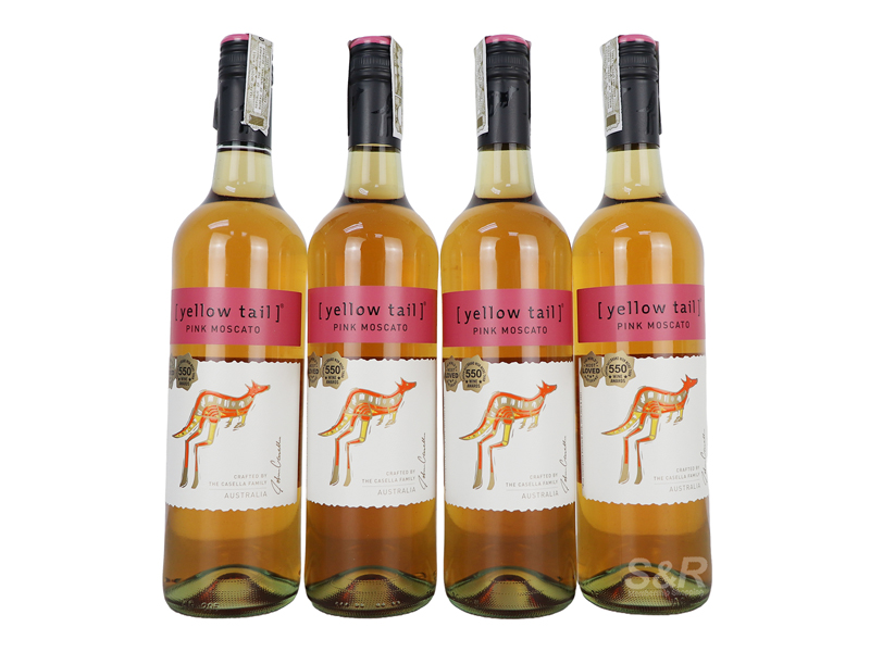 Rượu yellow tail pink moscato