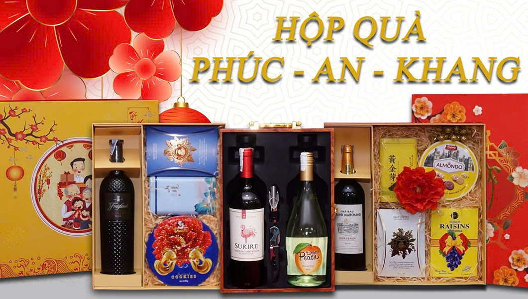 top 5 hộp quà rượu tết 2026 độc đáo