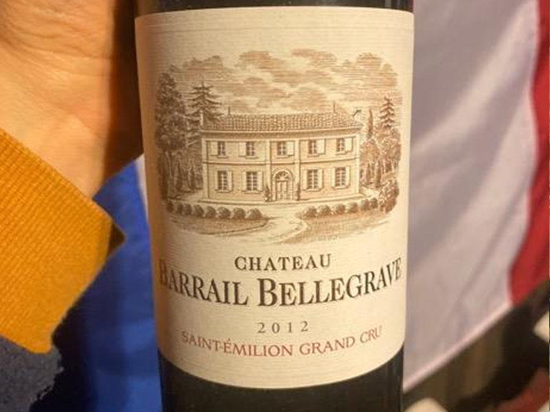 chateau barrail bellegrave saint-émilion grand cru