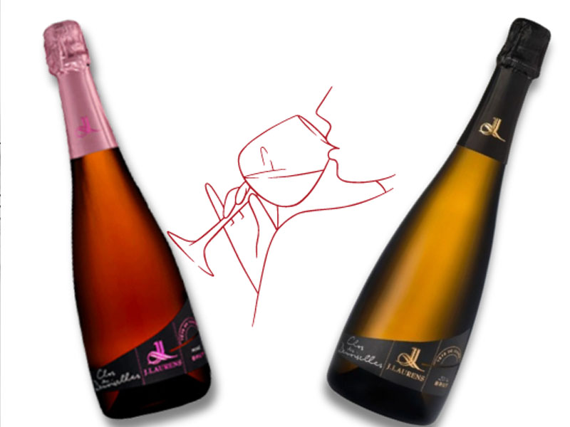 clos des demoiselles crémant de limoux tête de cuvée rose brut