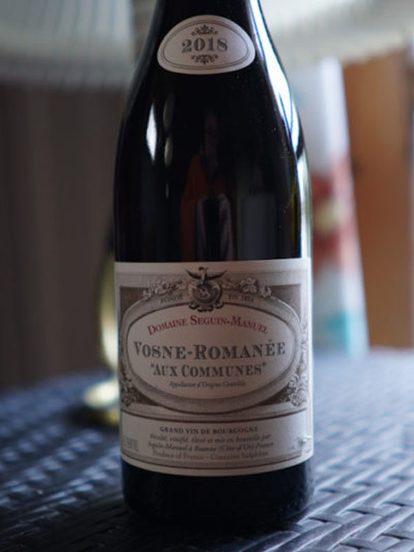domaine seguin manuel vosne-romanée "aux communes"