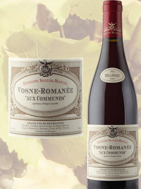 domaine seguin manuel vosne-romanée "aux communes"