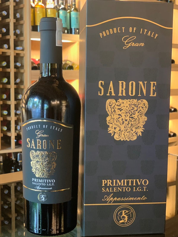 gran sarone primitivo salento appassimento gran sarone primitivo salento appassimento