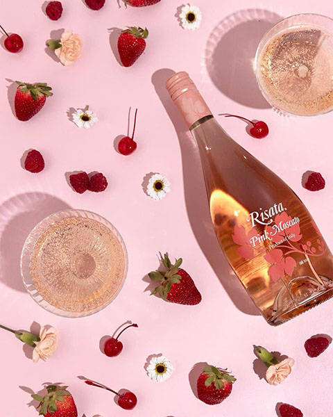 khám phá hương vị độc đáo của vang moscato hồng
