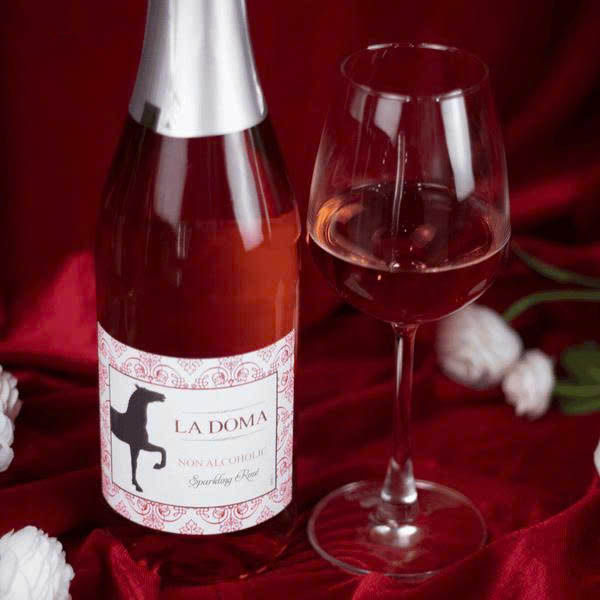 rượu sparkling tây ban nha không cồn la doma rose
