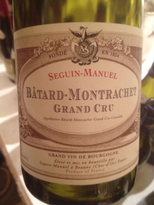 seguin-manuel bâtard-montrachet grand cru