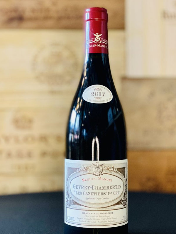 seguin - manuel gevrey-chambertin "les cazetiers" 1er cru
