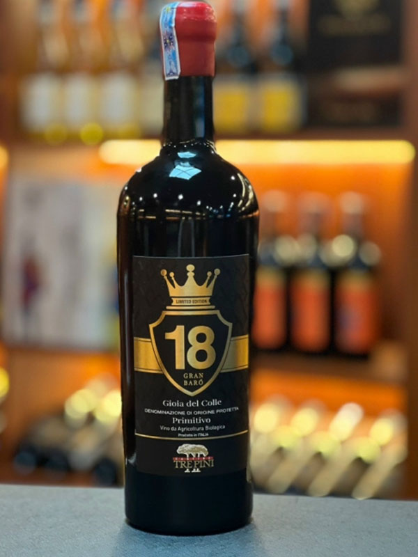treppini 18% gran baro primitivo gioia del colle treppini 18% gran baro primitivo gioia del colle