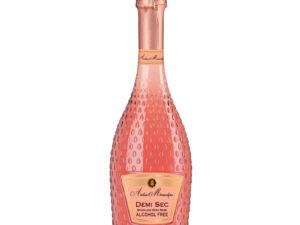 bosio zero demi sec sparkling rose alcohol free