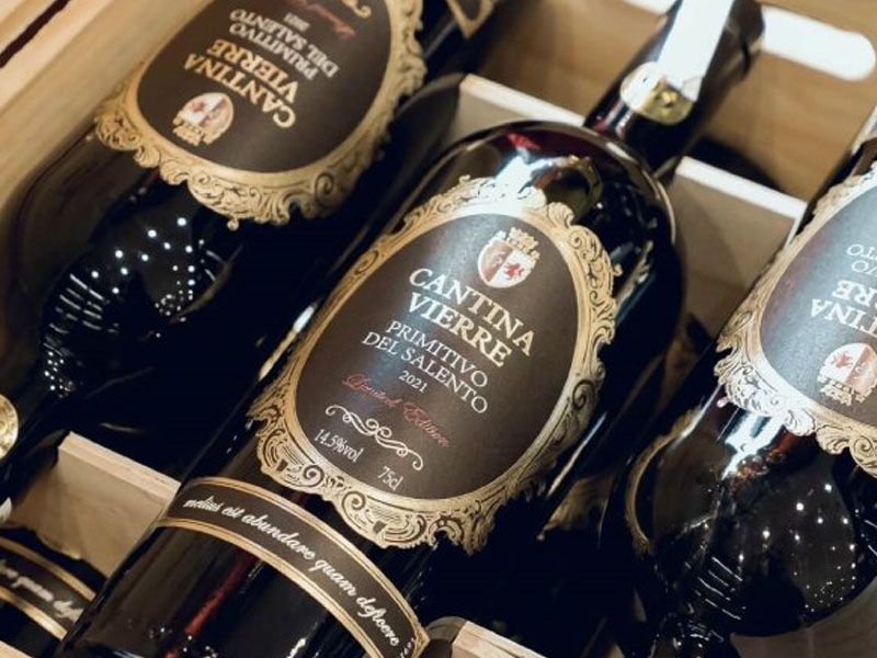cantina vierre primitivo del salento