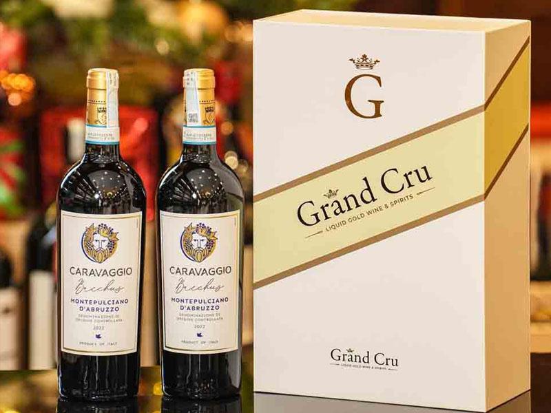 caravaggio bacchus montepulciano d'abruzzo