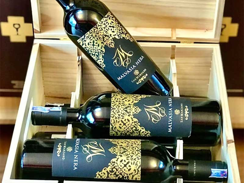 M malvasia nera salento igp, cantine san marzano