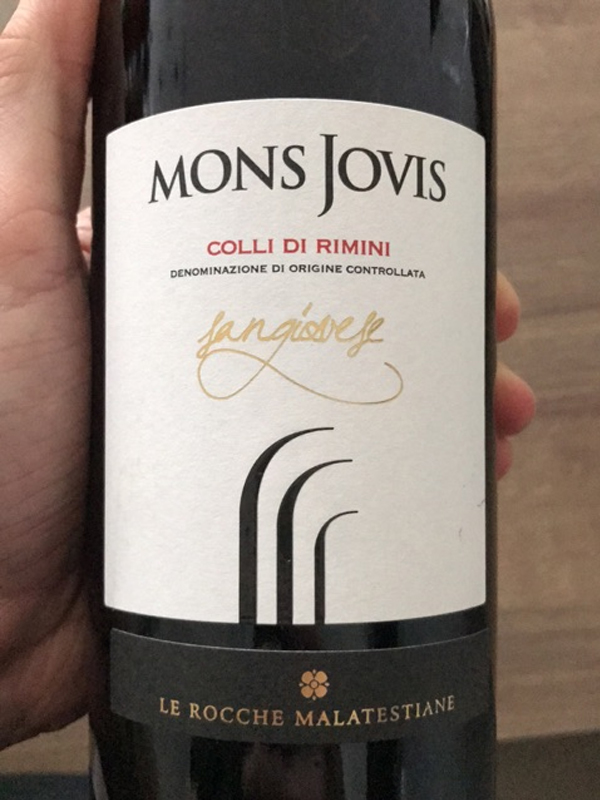 mons jovis colli di rimini doc sangiovese 