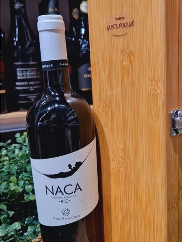 Naca primitivo puglia igp, cantine san marzano
