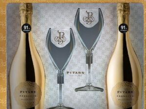 pitars colors gold, prosecco doc millesimato, extra dry (gift box)