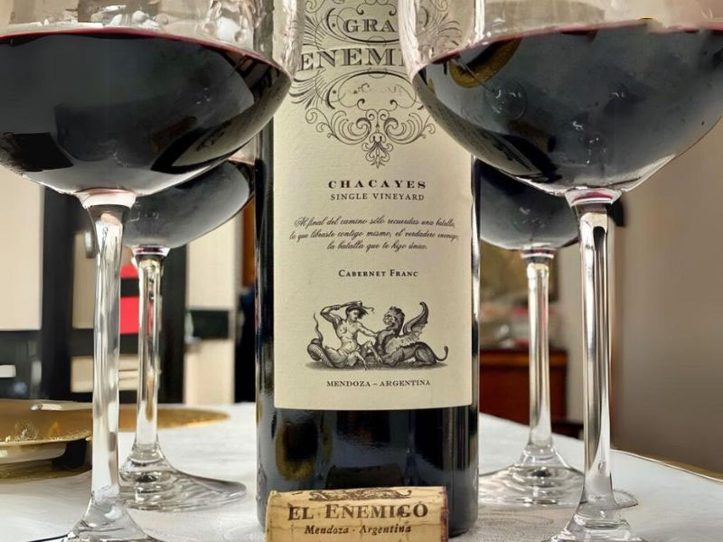 rượu gran enemigo chacayes single vineyard cabernet franc