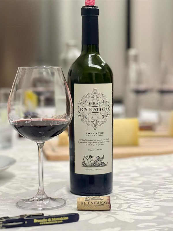 rượu gran enemigo chacayes single vineyard cabernet franc