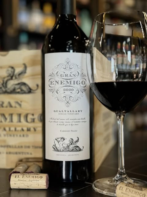 rượu gran enemigo gualtallary single vineyard cabernet franc