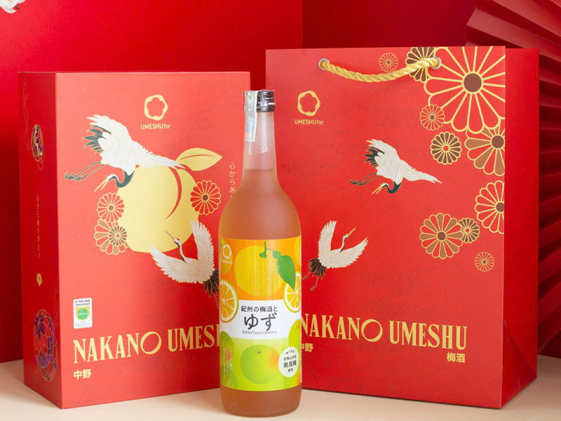rượu nhật nakano bc kishu yuzu umeshu quà tết 2026