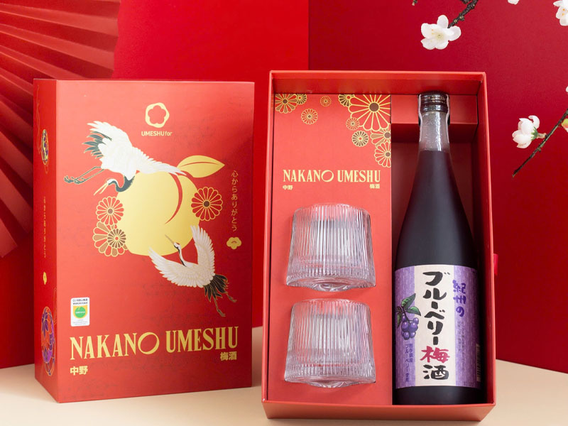 rượu nhật nakano blueberry umeshu quà tết 2026