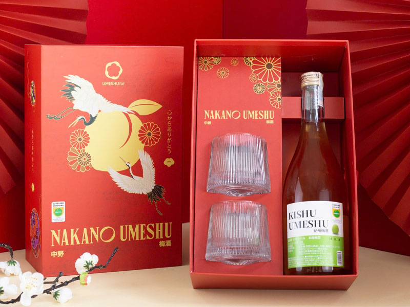 rượu nhật nakano kishu umeshu quà tết 2026