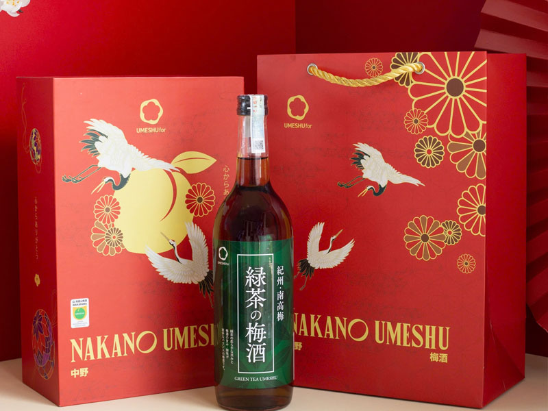 rượu nhật nakano trà xanh umeshu quà tết 2026