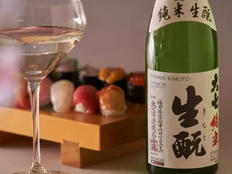 rượu sake daishichi junmai kimoto quà tết 2026