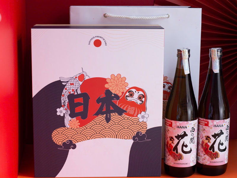 rượu sake nishino seki hana quà tết 2026