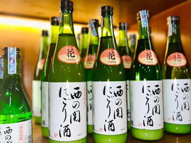 rượu sake nishino seki nigori zake hana quà tết 2026