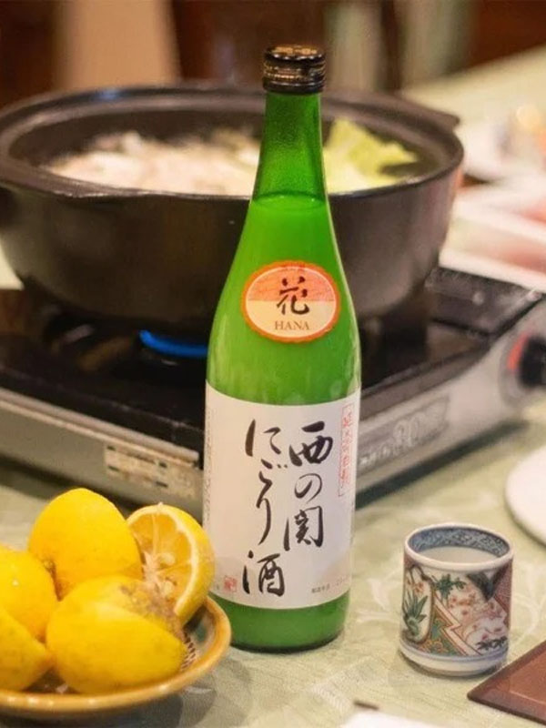 rượu sake nishino seki nigori zake hana quà tết 2026