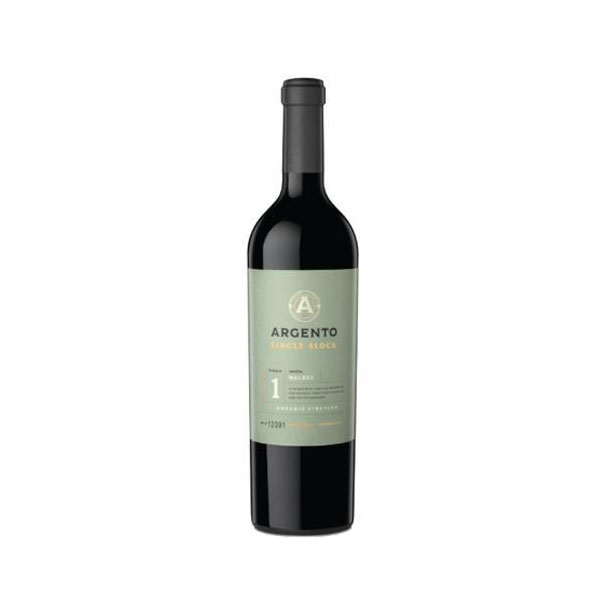 rượu vang argentina bodega argento, single block 1, malbec, mendoz