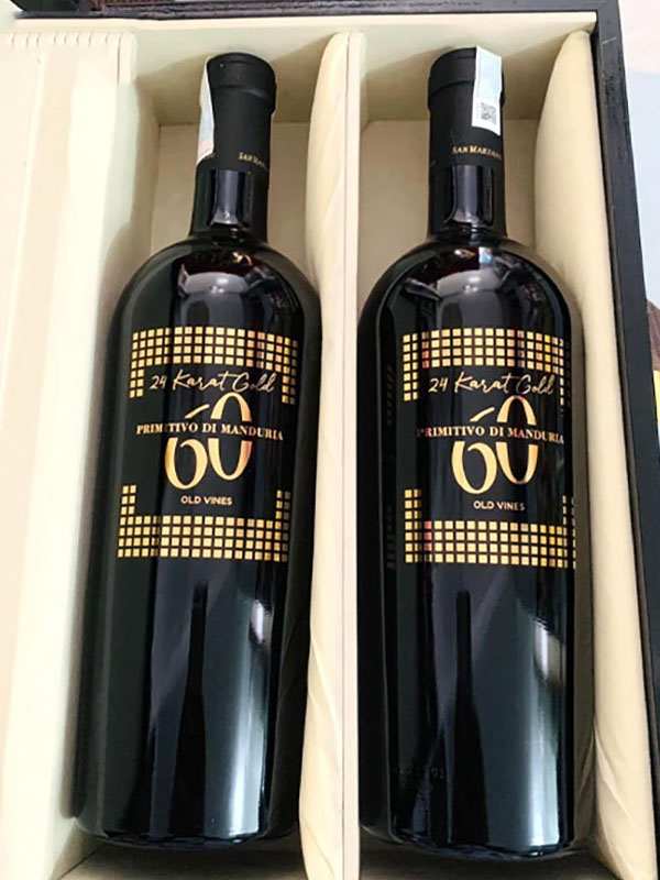 san marzano 60 sessantanni limited edition 24 karat gold