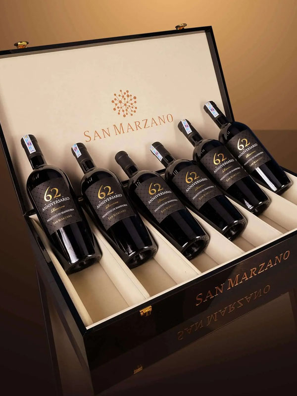 san marzano anniversario 62 primitivo di manduria dop riserva