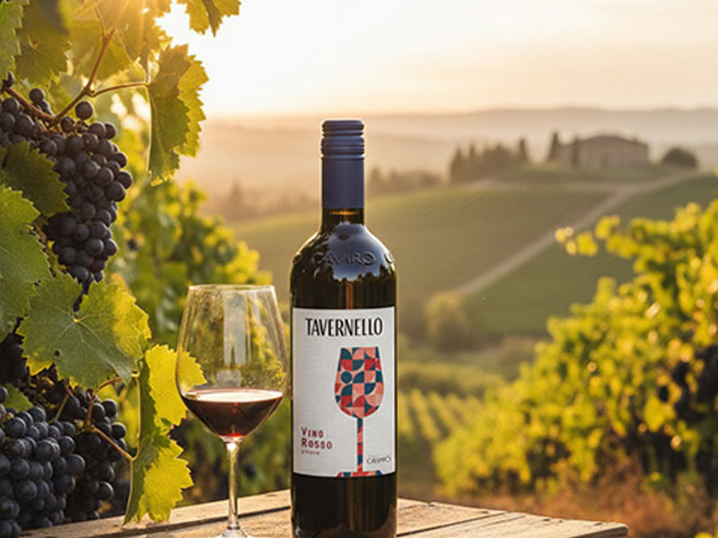 tavernello vino rosso d'italia