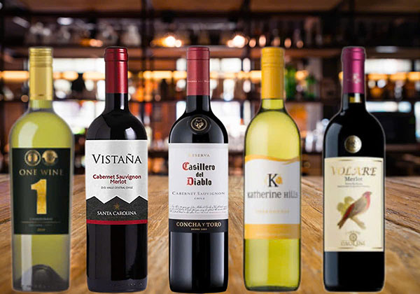 top 5 chai rượu vang nhập khẩu giá rẻ đáng thử nhất