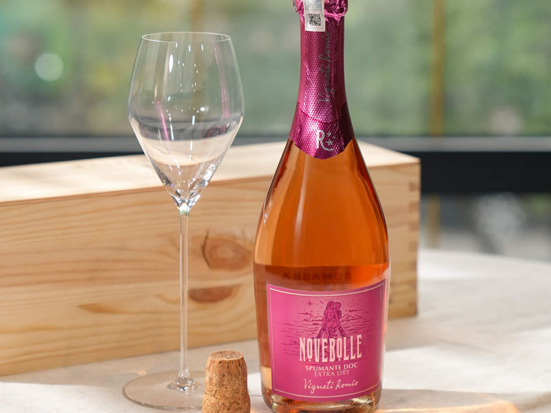 vigneti romio novebolle romagna spumante rosato extra dry