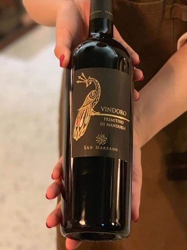 Vindoro negroamaro salento igp, cantine san marzano