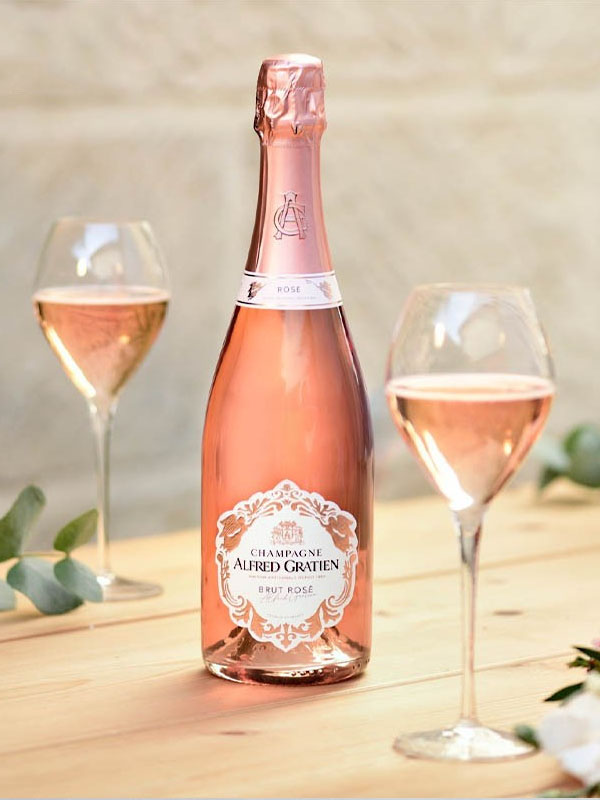 rượu vang champagne alfred gratien brut rosé