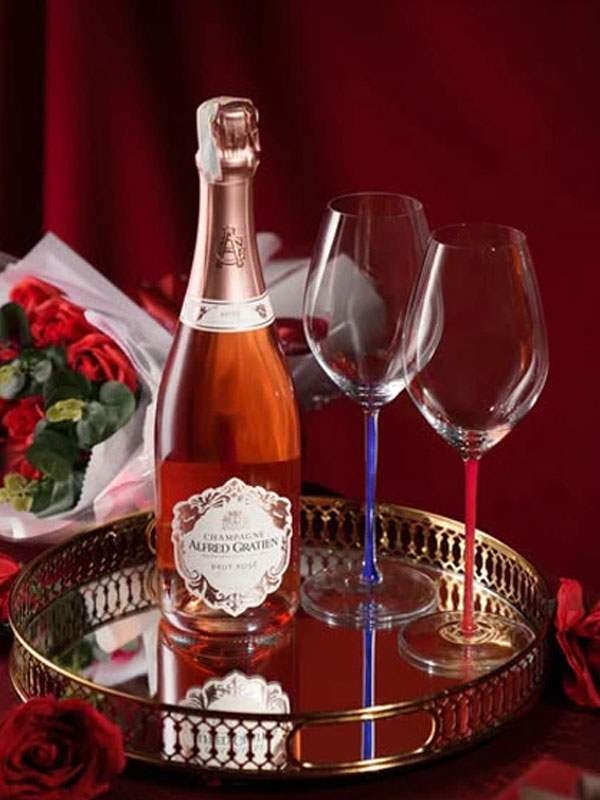 rượu vang champagne alfred gratien brut rosé