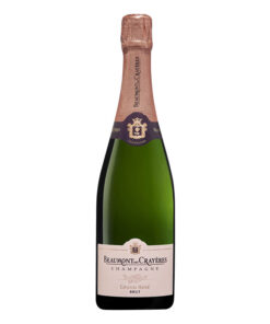 rượu vang champagne beaumont des crayères grand rosé brut